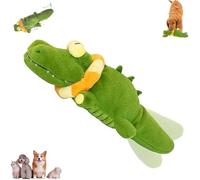 Genérico The Mellow Dog - Calming Crocodile, Interactive Plush Dog Toy with Automatic Tail-Wagging to Keep Them Busy, Soft & Washable for Small, Medium, Large Dogs (1pcs)