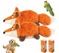 Genérico The Mellow Dog - Calming Crocodile, Machine Washable, Automatic Tail-Wagging, USB Charging, Automatic Dog Petting Machine for Small, Medium, Large Dogs (Orange*2)