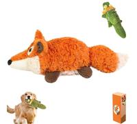 Genérico The Mellow Dog - Calming Crocodile, Machine Washable, Automatic Tail-Wagging, USB Charging, Automatic Dog Petting Machine for Small, Medium, Large Dogs (Orange)