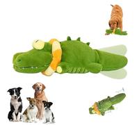 Genérico The Mellow Dog - Calming Crocodile, Plush Dog Toy, Automatic Tail-Wagging, Cute Interactive Dogs Toy, Cleanable, Interactive & Emotional Support Plush for Dogs (1 Pcs*Green)