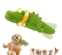 Genérico The Mellow Dog - Calming Crocodile, Plush Dog Toy, Automatic Tail-Wagging, Machine Washable USB Charging, Puppy Toys to Keep Them Busy, Automatic Dogs Petting Machine for S/M/L Dogs (1pc)