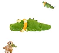Genérico The Mellow Dog - Calming Crocodile, Plush Dog Toy, Automatic Tail-Wagging, Soft Cleanable with Water Cover, for Dogs (1 Pcs)