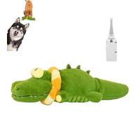 Genérico The Mellow Dog - Calming Crocodile,Plush Dog Toy, Automatic Tail-Wagging,Soft Washable Cover, Interactive Emotional Support Plush for Dogs for Small, Medium & Large Dogs (Green)