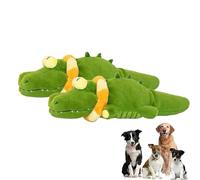 Genérico The Mellow Dog - Calming Crocodile,Plush Dog Toy, Automatic Tail-Wagging, Soft & Washable Cover, Interactive & Emotional Support Plush (2pcs)