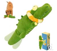 Genérico The Mellow Dog - Calming Crocodile, Plush Dogs Toy Automatic Tail-Wagging, Soft & Washable Cover, Puppy Toys to Keep Them Busy, for Small, Medium, Large Dogs (1Pcs)