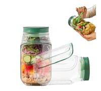 Genérico The Original Salad Container with Side Opening, 2025 Portable Salad Container, Snack Box with Lid, Suitable for Home, Outdoor, Travel and Parties (1 Pack)