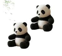 Genérico The Pandy - Emotional Healing on Demand,Pandy Paws Plush - Weighted Cuddly Soft Toy That Hugs You Back, Ultra-Soft Fur, Calming Comfort, Panda Teddy 25 cm/10 in (2pc)