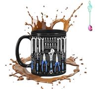 Genérico The Ultimate Mechanic's Toolbox Mug, 11Oz The Ultimate Mechanic's Toolbox Mug, Tool Box Tea Cup Funny, for Birthday Christmas Thanksgiving Anniversary (1PCS-B)