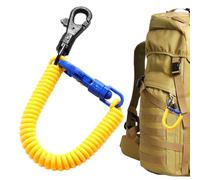 Genérico Theftproof Stretch Key Chain -Theftproof Lanyard, Retractable Coil Spring Strap, Safety Rope for Cellphone Keys Durable Accessory for Bags and Wallets, Universal Use, Multi Color