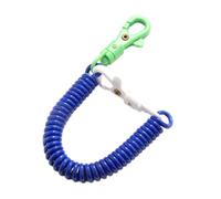 Genérico Theftproof Stretch Key Chain -Theftproof Lanyard, Retractable Coil Spring Strap, Safety Rope for Cellphone Keys Durable Accessory for Bags and Wallets, Universal Use, Multi Color