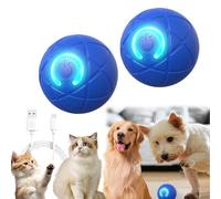 Genérico Thelifeh Smart Jumping Ball Dog Toy, Interactive Dog Toy Ball That Moves On Its Own, Pet Bounce for Dogs, Boredom Relief, for Small, Medium, Large Pet (Blue*2)
