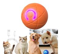 Genérico Thelifeh Smart Jumping Ball Dog Toy, Interactive Dog Toy Ball That Moves On Its Own, Pet Bounce for Dogs, Boredom Relief, for Small, Medium, Large Pet (Orange)