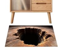 Genérico Themed Illusion Rug, Graphic Visual Mat, Non Slip Floor Pad with Backing, Entryway Kitchen Room, Bathroom Entrance Patio, Bedroom Outdoor Indoor Living Halloween Rug Piece