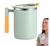 Genérico Thermal Coffee Mug - 450ml Thermal Tea Cups, Convenient Capacity, Thermic Travel Java Cup, Insulated Coffee Mug | Stainless Steel Tea Cup With Lid & Handle For Milk, Ice Water