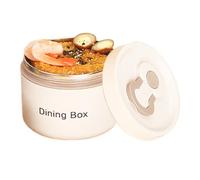 Genérico Thermal Containers for Hot Food - Hot Soup Lunch Box with Built In Spoon and Handle, Maintains Ideal Temperature for Snacks and Meals, Insulated Food Container, Easy Carry Clean Design