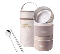 Genérico Thermal Lunch Box - Thermal Box Set - Insulated/Food Container Lunch Bag, Portable Cutlery Set 11.5 * 6.5cm