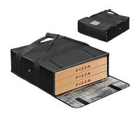 Genérico Thermal Pizza Warmer Bag - Large Capacity Insulated Pizza Tote Bag, Ideal for Food Delivery, Keeps Pizza Hot for Personal & Professional Use, Reusable Insulated Delivery Bag