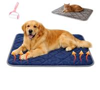 Genérico Thermal Reflection Pad for Dogs Cats,5-Layer Self Warming Pet Bed,Soft Cozy Washable Non-Slip Self Heating Pet Pad for Sofa Kennel Car Seat