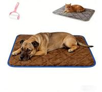 Genérico Thermal Reflection Pad for Dogs Cats,5-Layer Self Warming Pet Bed,Soft Cozy Washable Non-Slip Self Heating Pet Pad for Sofa Kennel Car Seat