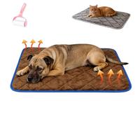 Genérico Thermal Reflection Pad for Dogs Cats,5-Layer Self Warming Pet Bed,Soft Cozy Washable Non-Slip Self Heating Pet Pad for Sofa Kennel Car Seat