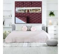 Genérico Thermal Window Cover for Winter, 3-Layer Thicken Blackout Cotton Window Insulation Kit Insulated Curtains for Winterizing Keeping Home Warm 39" 63" 47" 20" 75" 79" 82"(Brown1,41x43in)