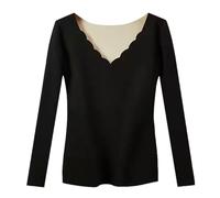 Genérico Thermals For Women - Womens Thermal Underwear | Long Thermal Underwears Shirt | Soft Elastic Warmth Shirt | Thermals Womens Underwears Shirts | Winter Underwear Comfortable For Women