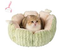 Genérico Thickened Winter Pet Nest in Purple,Self-Warming Cat Nests Bed with Detachable Cushion,Washable Indoor Soft Plush Pets Nest for Cats and Small Dogs