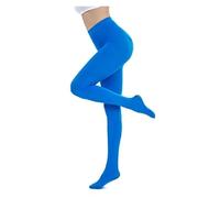 Genérico thigh high socks, Medias de control suaves y resistentes al desgaste, semiopacas, con pies, for mujer, de color liso, de alta elasticidad.(Royal for blue)