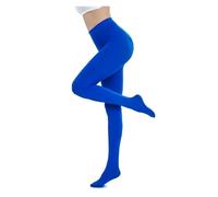 Genérico thigh high socks, Medias largas de terciopelo color caramelo for mujer, tallas grandes, for primavera, verano y otoño, elásticas.(Royal blue,3XL)