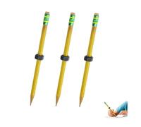 Genérico Threaded Pencil for Adhd, Silent Sensory Tool For Stress Relief, with a Sliding Nut That Moves and Small Eraser Tip, for School, Office, Home (3 pcs)