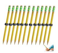 Genérico Threaded Pencil for Adhd, Silent Sensory Tool For Stress Relief, with a Sliding Nut That Moves and Small Eraser Tip, for School, Office, Home (12 pcs)