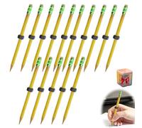 Genérico Threaded Pencil for ADHD, Threaded Fidget Pencil for ADHD & Anxiety, Silent Sensory Tool with Sliding Nut for Stress Relief - Perfect in School, Office, and Home (15PCS)