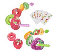 Genérico Threading String Toy Logical Thinking Educational Wooden Bead Game