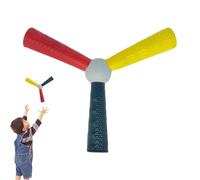 Genérico Three-Color Throwing Stick - 10.24x10.24x1.57 Inches Reaction Catch Trainer | Speed Training Tool | High Flexibility Stick Soft for Train Your Brain and Improve Your Skills Exercise Body