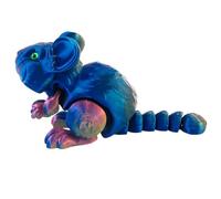 Genérico Three-Dimensional Printed Toys Animals - Three-Dimensional Printed Animal Figurine, Articulated Fidget Hamster, Desktop Toys for Christmas, Acción de Gracias y Día de San Valentín