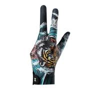Genérico Three Fingers Billiard Gloves - Pool Mittens for Left Hand,Anti-Slip Elastic Billiard Gloves for Ciclists Golfers Youth Women Men Dad Teens Mom Use