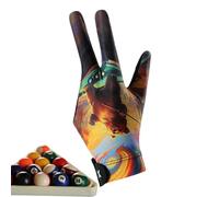 Genérico Three Fingers Billiard Gloves - Pool Mittens For Left Hand,Anti-Slip Elastic Billiard Gloves For Cyclists Golfers Youth Women Men Dad Teens Mom Use