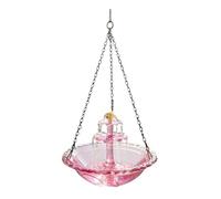 Genérico Three Tiered Suspended Solar Bird Bath Fountain - Solar Waterfall Style Hanging Birdbath | Hummingbird Drinking Fountain with Şolar Water Pump, For Garden