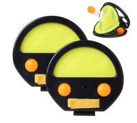 Genérico Throw and Catch Ball Set Racket Toss Catch Game 4 Balls | Throw And Catch Game for Garden Beach Pool Yard Toys