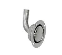 Genérico Thru Hull Exhaust Skin - 316 Stainless Steel 19mm | Boat Hose Pipe Exhaust Port, Breather Vent Hull Exhausts Hardware Fitting | Durable Marine Fitting for Ship Kayak Yacht Watercraft
