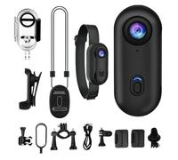 Genérico Thumb Action Camera, Compact Wearable Vlogging CAM, 1080p Mini Sports Recorder, 6.45x2.8x2cm for Motorcycle, Hiking, Gym, Pet Adventures, and Travel Waterproof Construction
