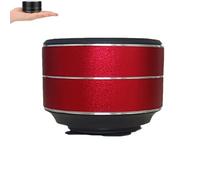 Genérico Thumpy Speaker, Thumpy Mini Bone Conduction Bluetooth Speaker with Suction Cup, Waterproof Compact Speakers for Shower, Kitchen, Travel, and Outdoor (Red)