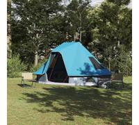 Genérico Tienda Tipi Familiar con Techo Manual Azul 466 x 310 x 240 cm,Deportes,Actividades al Aire Libre,Camping y Senderismo,Tiendas de campaña-42000958