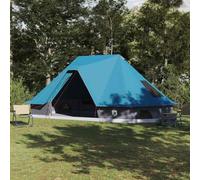 Genérico Tienda Tipi Familiar con Techo Manual Azul 680 x 430 x 270 cm,Deportes,Actividades al Aire Libre,Camping y Senderismo,Tiendas de campaña-42000961