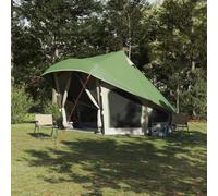Genérico Tienda Tipi Familiar con Techo Manual Verde 508 x 470 x 300 cm,Deportes,Actividades al Aire Libre,Camping y Senderismo,Tiendas de campaña-42000966