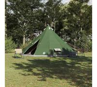 Genérico Tienda Tipi Familiar con Techo Manual Verde 560 x 560 x 300 cm,Deportes,Actividades al Aire Libre,Camping y Senderismo,Tiendas de campaña-42000981