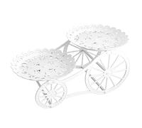 Genérico Tiered Serving Tray,2-Layer Elegant Platter - CandyCake DisplayStand | Ideal For Appetizer Chocolate Candy Pastry Muffin Birthday Party Wedding Afternoon Tea