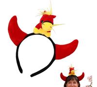 Genérico Tierkopfhörer für Verkleidung - Niedliches -Design Haarreif | Plüsch Tier Stirnband | Für Weihnachten Karneval Themenparty Festival Feiertag Bühnenaufführungen Kostüm