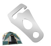 Generico Tightener - 304 Stainless Steel 3.6x7cm | Tent Rope Tensioner, Hiking Tie Down Buckle, Adjustable Guy Line Clip, Outdoor Windproof Lock | Outdoor Use