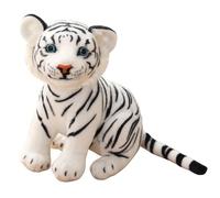 Genérico Tigre de Peluche Realista | Animal de Peluche | Abrazando la Almohada para Dormir para los Amigos de los niños